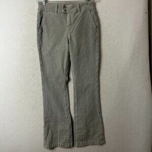 American Eagle Corduroy Pants Women’s Size 10 30x30 Gray High Rise Kick Boot